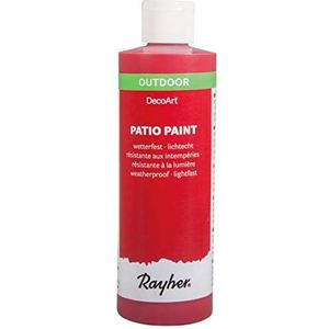 Rayher Patio Paint buiten- en binnenverf, 59 ml, kersenrood, 38611286