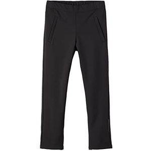 NAME IT Nkfalfa Softshell Pant Slim Fo Noos Regenbroek voor meisjes, zwart.