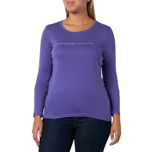 United Colors of Benetton T-shirt voor dames, Paars 30 F