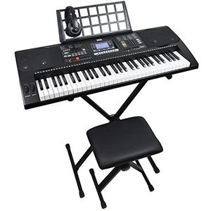 Axus Digital AXP2PK Dynamisch Arranger-toetsenbord, 61 toetsen, zilverkleurig
