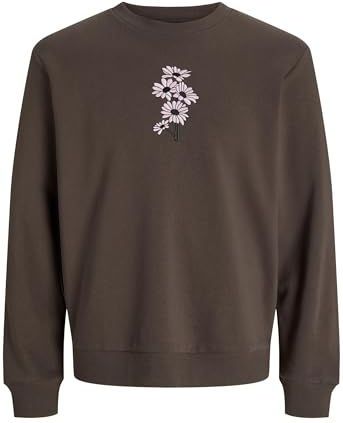 Jack&jones - Jorbouquet Emb Sweat C.n Ft Styd Aw24 - Heren - Sweaters