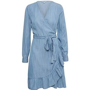 Part Two sol casual jurk dames, Medium Blue Denim