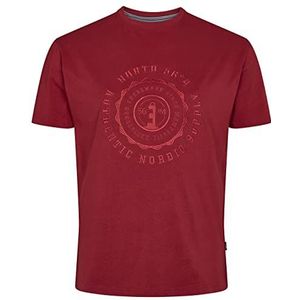 North 56-4/North 56Denim T-shirt pour homme, rouge, 3XL grande taille