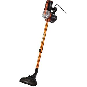 Ariete Handy Force 2361 2-in-1 elektrische bezem, kruimelzuiger, HEPA-filter, cycloontechnologie, telescopische buis, oranje