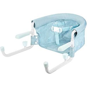Badabulle Tafelzitje voor baby's met 3-punts riem, comfortabel, ultra-compact inklapbaar, overal mee naartoe te nemen, van 6 tot 36 maanden of 15 kg