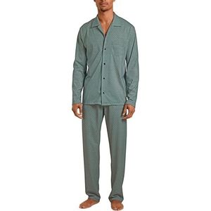 Calida Relax Imprint Pijama set, tempest blue, standaard heren, tempest blue, eenheidsmaat, Tempest Blue
