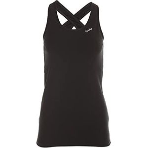 Winshape Dames functioneel shirt WVR32 met open drop back design, zwart.