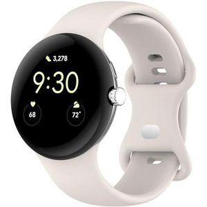 Sylphicryst Bracelet compatible avec Google Pixel Watch2/Google Pixel Watch1, bracelet de sport réglable en silicone à dégagement rapide universel pour homme et femme, étanche et résistant à la