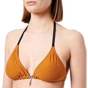 Haute pression Haut de Bikini Femme, Caramel/Noir, 46