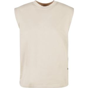 Urban Classics Dames T-shirt van biologisch katoen – bovendeel voor dames – schoudervulling – Organic Heavy Padded Shoulder – 4 kleuren verkrijgbaar – XS-5XL, Zeegras