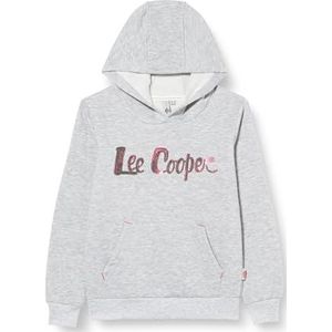 Lee Cooper Lc11978 Sw S1 Sweatshirt met capuchon voor jongens, grijs.