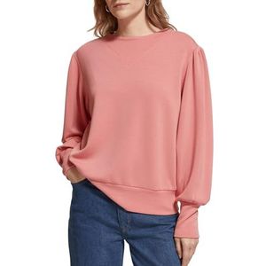 Scotch & Soda Ruched Yoke Seam Modal Sweatshirt Trainingspak Dames, Peachy 6876