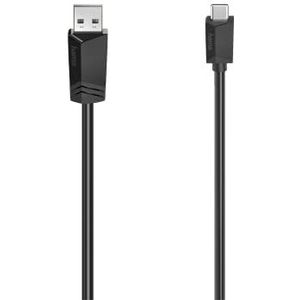 Hama USB-C-kabel, USB-C-stekker – USB-C-stekker – USB 2.0, 480 Mbit/s, 1,50 m