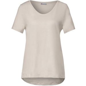 T-shirt basique à manches courtes, Beige sable lisse, 40