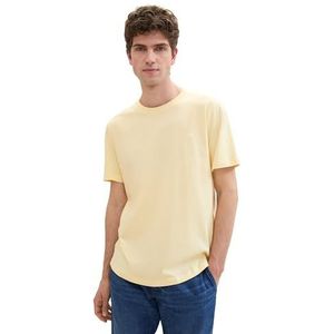 TOM TAILOR Denim T-shirt pour homme, 26299 - Jaune clair pastel, XXL