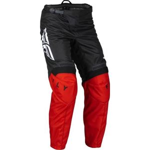 Fly Racing Pantalons pour garçon, rouge/noir/blanc, 52