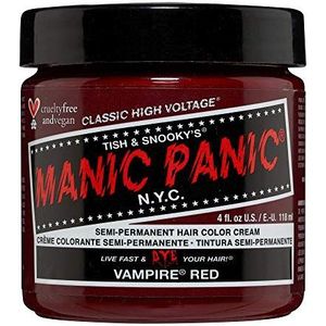 Manic Panic - Vampire Red Classic Cream, Veganistisch, Proefdierenvrij, Rode Semi-Permanente Haarverf, 118 ml