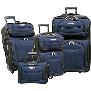 Traveler's Choice Amsterdam Reiscollectie, 4-delig, Navy Blauw, One Size, Travel Select Amsterdam