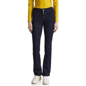 Street One A377231 Bootcut jeans voor dames, Nachtblauw.