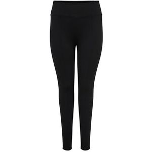 ONLY CARMAKOMA Cartay X-High leggings voor dames, zwart, maat M 46/48, zwart, zwart.
