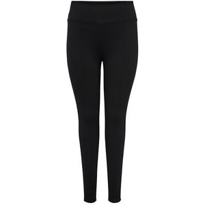 ONLY CARMAKOMA Cartay X-High leggings voor dames, zwart, maat M 46/48, zwart, zwart.