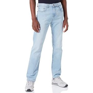 TOM TAILOR Klassieke slim fit jeans Josh heren, 10111 - Clean Bleached Blue Denim