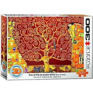 EuroGraphics Gustav Klimt 3D levensboom puzzel 6331-6059