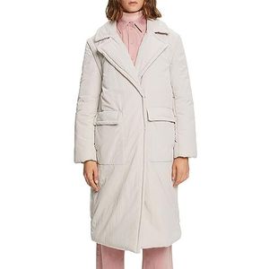 ESPRIT Manteau matelassé 2 en 1 avec manches amovibles, Crème beige., M