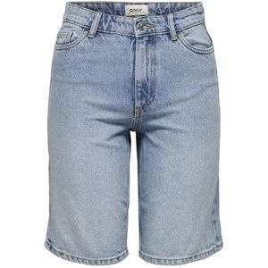 ONLY Damesshorts, denim lichtblauw, S, Lichtblauwe denim.