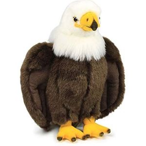 IBTT WWF - Knuffel adelaar – realistisch pluche dier met vele soortgelijke details – zacht en soepel – CE-normen – 23 cm