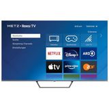 METZ Blue Roku 43MQE7011 QLED 4K Smart TV, 43 inch, 109 cm, tv met drievoudige tuner, wifi, LAN, HDMI, USB