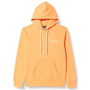 Champion Legacy American Classics Heavy Powerblend Fleece Small Logo Sweatshirt met capuchon, heren, oranje, S, Oranje