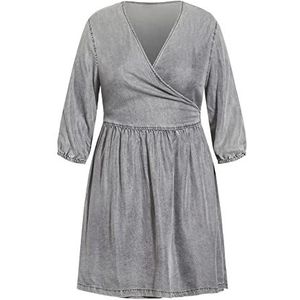 CITY CHIC Robe Femme Grande Taille Pared Back, Noir, 50-grande taille
