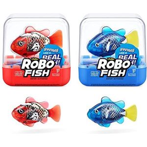 ROBO ALIVE Fish Series 3 Robotic Swimmer Vis (Blauw en Rood)