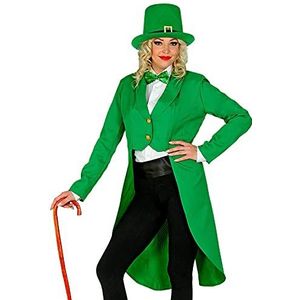 Widmann Widmann-48192 48192 - St Patrick Day Frack voor dames, groen, Ierse elf, directeur van het circus, kostuum, carnaval, themafeest, 10206351, meerkleurig, M