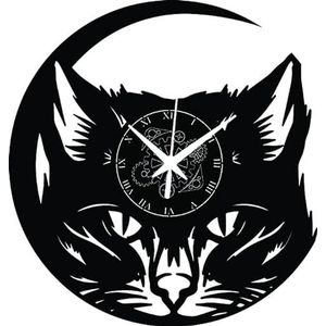 Instant Karma Clocks ➤ Kat ➤ Vinyl wandklok voor huisdieren