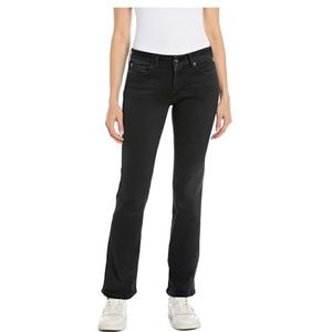 Replay New Luz Bootcut damesjeans, Zwart 098