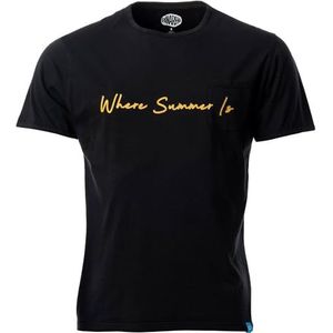 Panareha Whereabout T-shirt femme homme, Pirate Black, M