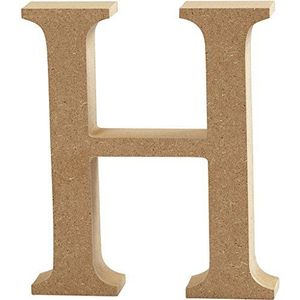 Creative Hoofdletter H Mdf 13 Cm