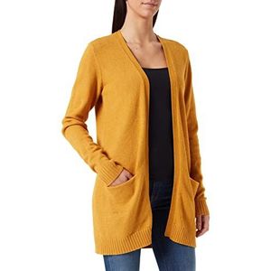 Vila Gebreid vest voor dames, Chai Tea, M