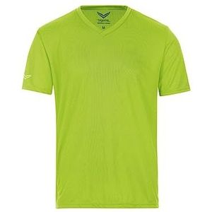 Trigema Coolmax® T-shirt voor heren, V-vormig, Kalk