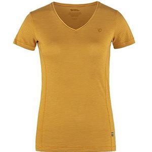 FJALLRAVEN Abisko Cool T-shirt voor dames, Mosterd geel