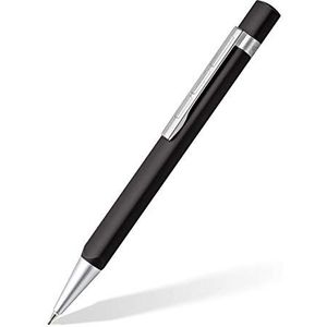 Staedtler TRX, 766TRX9 07, driehoekig potlood in zwart, hoogwaardig, van geanodiseerd aluminium, 0,7 mm vulling en aandrijfmechanisme, incl. elegante, matte etui om mee te nemen