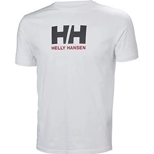 Helly Hansen Logo TSHIRT - 100% katoen jersey - effen vrijetijdsshirt met logo-opdruk voor heren