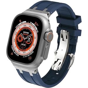 BRART Bracelet de montre de sport pour hommes et femmes, pour Apple Watch Ultra 49 mm, 44 mm, 45 mm, 42 mm, bracelet de sport en silicone, pour iWatch 9 8 7 6 5 4 SE Series Accessoires de rechange