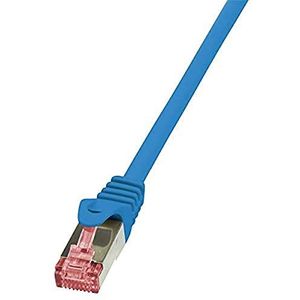 LogiLink PrimeLine netwerkkabel Cat6 S/FTP AWG27 PIMF LSZH 0,50 m blauw