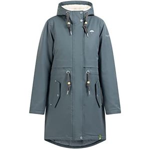 SCHMUDDELWEDDA Winterparka voor dames, winterparka (1 stuk), Blauw/Grijs