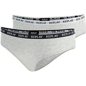 Replay Damesslip, N288 Heather Grey/Wit/Heather Grey/Zwart