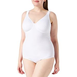 SASSA Body Doppelt Vorgeformt 00903 Body voor dames, Wit (Weiß 00100)