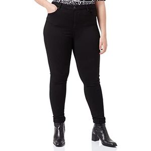 Vero Moda Skinny Jeans voor dames, zwart (Black Black), maat 42/L34 (fabrieksmaat: X-Large), Zwart (zwart).